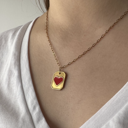 Colar coração